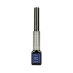 Un flacon de L'Oréal Paris Super Liner Matte Signature Eyeliner Liquide Mat 02 Blue, avec un bouchon argenté métallique et une base carrée noire affichant l'étiquette du produit. Dakar