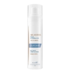 Un flacon blanc de 40ml de Ducray Melascreen Sérum Anti-Taches Éclat Tous Types de Peaux, avec une étiquette et un distributeur à pompe bleu et or, s'associe parfaitement avec Ducray Coffret Keracnyl Sérum Anti-Imperfections. Dakar