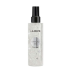 Le flacon de 200 ml de La Rive Diamond Star Brume Corporelle Illuminatrice est doté d'un bouchon vaporisateur noir et d'une étiquette argentée et blanche étincelante. Il est parfait pour être associé à La Rive Bright Glow pour un parfum radieux et rafraîchissant. Dakar
