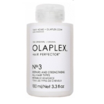 Flacon blanc de 100 ml de Olaplex N°3 Hair Perfector Pré-Shampoing Réparateur, conçu pour réparer et fortifier tous les types de cheveux. Dakar