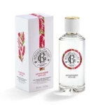 L'Eau de parfum Gingembre de Roger et Gallet, d'une contenance de 100 ml, est présentée dans un coffret blanc, orné de motifs botaniques rouges et d'une marque assortie. Le flacon est doté d'un bouchon blanc et or, reflétant le style élégant de la fragrance. Dakar