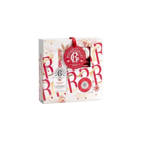 Le coffret ROGER et GALLET Gingembre Rouge Coffret Rituel Parfumé 100 ml est un coffret festif aux accents rouges et dorés, aux motifs de fêtes et au logo Roger & Gallet Paris, comprenant une lotion pour le corps et un savon rond. Dakar