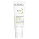 Tube blanc de Bioderma Sébium Hydra Soin Ultra Hydratant Compensateur 40 ml avec texte en anglais et en français, formulé pour les peaux ultra-sèches et acnéiques suite à des traitements. Dakar