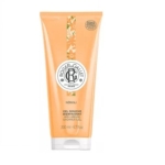 Le tube orange de 200 ml de Roger et Gallet Néroli Gel Douche Bienfaisant est doté d'un bouchon blanc, d'accents floraux sur le dessus, et affiche le logo de la marque avec des détails sur le produit sur le devant. Dakar