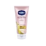 Tube rose de 200 ml de Vaseline Lotion Sérum Corporel Éclat et Vitalité Gluta Hya Dewy Radiance avec détails et ingrédients affichés sur le devant. Dakar