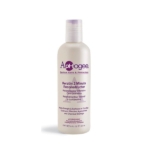 Un flacon blanc d'ApHogee Keratin 2 Minute Reconstructor avec un bouchon violet et un texte violet le décrivant comme un traitement pour renforcer et adoucir les cheveux abîmés par la chaleur et les produits chimiques. Dakar