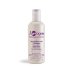 Une bouteille de ApHogee Two-Step Protein Treatment, étiquetée pour les cheveux abîmés, 4 fl oz (118 ml), avec un corps blanc, un texte violet, et un bouchon translucide. Dakar
