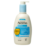 Un flacon de 500 ml d'Aveeno Dermexa Crème Émolliente Apaisante Peaux Très Sèches Irritées et Sensibles, adapté à toute la famille et idéal pour les peaux très sèches, irritées ou sensibles. Dakar