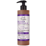 La bouteille de 12 oz de Carol's Daughter Black Vanilla Moisture Shampooing Shampoing Hydratant comporte une pompe noire, des accents violets et ne contient ni sulfate, ni parabène, ni colorant. Elle est conçue pour les cheveux secs, ternes et cassants. Dakar