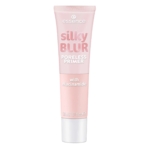 Un tube rose d'Essence Silky Blur Poreless Primer avec niacinamide, 30 ml (1.01 fl oz), debout sur un fond blanc. Dakar