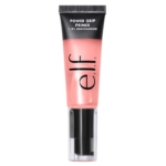 Tube de Power Grip Primer d'e.l.f. avec 4% de niacinamide, avec un bouchon noir et un corps de couleur rose avec un texte noir. Dakar
