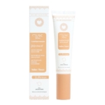 Un tube et une boîte de gel parfumé Musc Pétale Gel Parfumant "Amber Flower", tous deux dans un emballage blanc et beige avec des accents dorés, présentés à la verticale sur un fond blanc. Dakar
