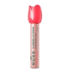 Un tube de sérum pour les lèvres repulpant de Nuxe à base d'acide hyaluronique, avec un bouchon en forme de tulipe rose et un emballage de couleur pastel étiqueté "Berry Boost". Dakar
