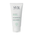 Un tube blanc de SVR Spirial Deo-Creme, étiqueté comme un anti-transpirant de 48 heures pour la transpiration intensive, avec un texte vert et noir sur le devant. Dakar