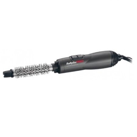 Le Brosse Soufflante Air Styler BAB2675TTE 19mm de Babyliss PRO est doté d'un cylindre à poils ronds pour coiffer et sécher les cheveux, d'une poignée avec bouton d'alimentation et d'un cordon. Dakar