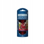 Recharges ScentPlug de Yankee Candle en senteur Framboise Rouge, emballées dans une boîte bleue avec une image de framboises sur le devant. L'emballage contient deux recharges de 18,5 ml chacune. Dakar