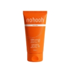 La crème solaire Nohooh Crème Solaire Invisible Spf50+ 50ml dans un tube orange se tient debout sur un fond blanc, offrant une haute protection solaire SPF 50+. Dakar