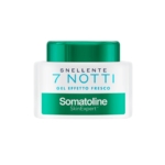 Un pot blanc et vert de Somatoline Cosmetic Amincissant 7 Nuits Gel Traitement Ultra Intensif Effet Fraîcheur 250 ml est représenté sur un fond blanc. Dakar
