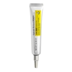 Un tube argenté de la crème anti-âge « Mary and May Spicule Retinol PDRN » de 15 g, muni d'une étiquette jaune avec du texte noir et d'un applicateur pointu, est représenté debout sur un fond blanc. Dakar