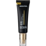 Tube noir de Crème Yeux Anti Age et Cernes + Poche Peptide 9 Hyaluronic Volumy 40 ml avec une pompe distributrice dorée et transparente, avec un texte blanc et doré sur le devant. Dakar