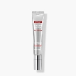 Un tube argenté de Medipeel Crème Contour des Yeux Anti Rides et Éclaircissant Peptide 9 Volume Lif-Tox 100g se tient debout sur un fond blanc, affichant un texte rouge et blanc sur son emballage. Dakar