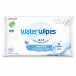 Waterwipes 60 lingettes pour bébé : lingettes 3-en-1 pour la peau sensible des nouveau-nés, composées à 99,9 % d'eau, sans parfum ni alcool, reconnues par Allergy UK et l'Eczema Association. Dakar