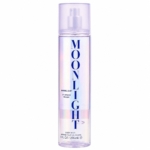 Le parfum pour le corps « Moonlight Brume » d'Ariana Grande pour femme, en format 236 ml, se présente dans un flacon transparent orné d'une étiquette irisée et d'un bouchon vaporisateur teinté de violet. Il contient 8 fl oz (236 ml) de brume pour le corps. Dakar