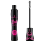 Un tube noir et rose du mascara Essence Lash Princess Curl & Volume est présenté aux côtés de son applicateur, doté d'une brosse incurvée. Pour celles qui souhaitent des cils encore plus spectaculaires, le mascara Essence Lash Without Limits Waterproof 03 Black Allongeant et Volumisant 13 ml (Copie) offre volume et longueur longue durée grâce à sa formule waterproof. Dakar