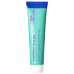 Un tube bleu et turquoise de « Good Molecules Gel Crème Anti-Imperfections à 2 % d'acide salicylique », 30 ml, accompagné d'un texte décrivant le produit et ses caractéristiques. Dakar
