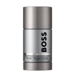 Le déodorant stick pour homme Hugo Boss BOSS Bottled de 75 ml se présente dans un emballage argenté et gris, orné de l'inscription « BOSS BOTTLED » sur le devant. Ce stick élégant et masculin offre une fraîcheur longue durée. Dakar
