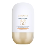 Le « Lancaster Sun Perfect AIR Fluide Visage Invisible Spf50 Booster d'Éclat 40 ml » se présente dans un flacon blanc et or « Glow Booster » qui offre une protection solaire quotidienne grâce à une formule fluide ultra-légère et invisible, conçue pour révéler un teint radieux et impeccable. Dakar