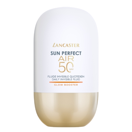 Le « Lancaster Sun Perfect AIR Fluide Visage Invisible Spf50 Booster d'Éclat 40 ml » se présente dans un flacon blanc et or « Glow Booster » qui offre une protection solaire quotidienne grâce à une formule fluide ultra-légère et invisible, conçue pour révéler un teint radieux et impeccable. Dakar