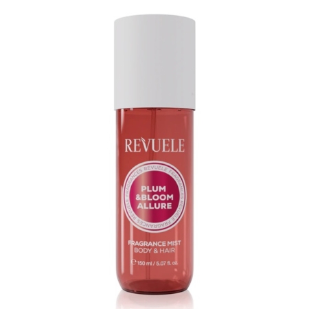 La brume parfumée pour le corps et les cheveux Revuele Plum And Bloom Allure, en flacon de 150 ml, se présente dans un flacon rose transparent muni d'un bouchon blanc. Elle s'utilise sur le corps et les cheveux. Dakar