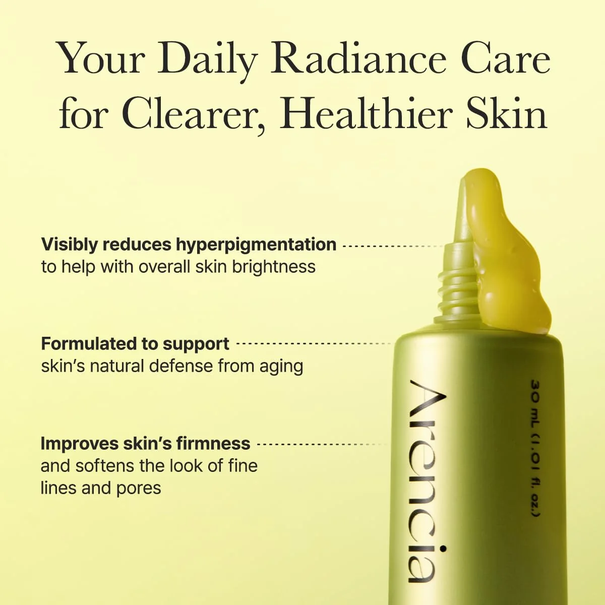 Arencia Vitamin C Booster Shot Sérum Éclaircissant Vitamine C et Niacinamide 30 ml – Image 2