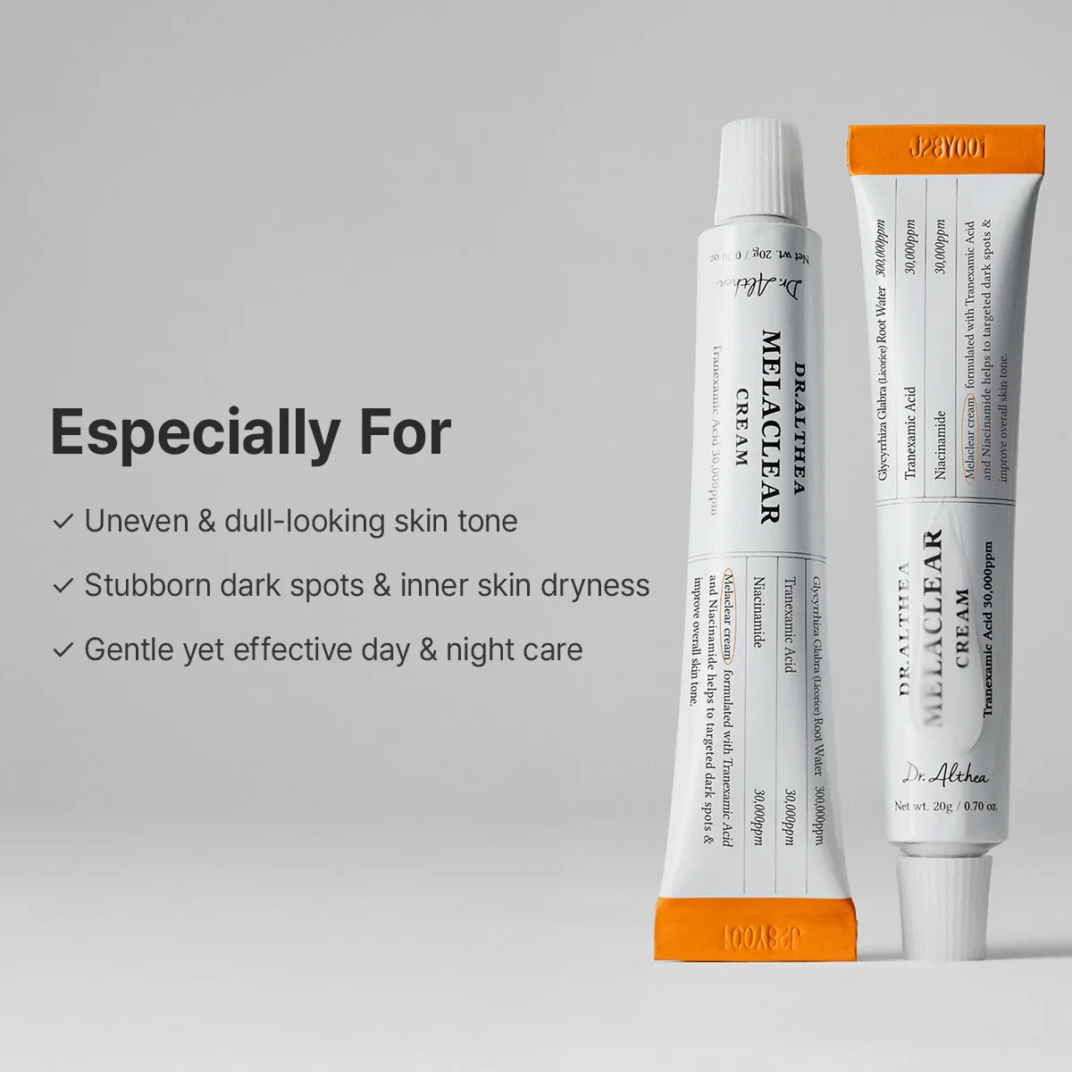 Dr Althea Crème Éclaircissante et Anti-Taches Melaclear TXA et Niacinamide 20 ml – Image 2