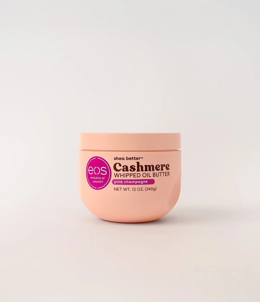 EOS Shea Better Pink Champagne Beurre Corporel Fouetté Nourrissant au Karité Cacao et Argan 340 g – Image 3