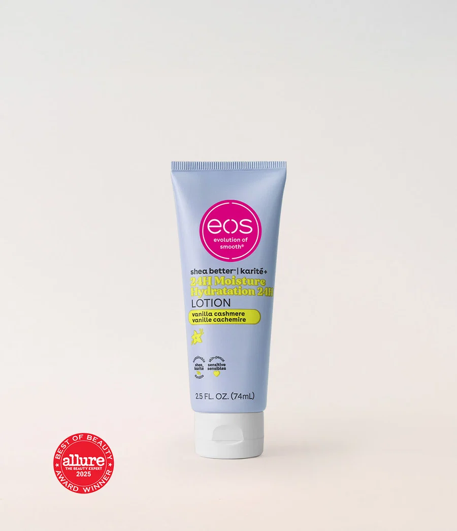 EOS Shea Better Vanilla Cashmere Lait Corps Hydratant 24H Format Voyage 74 ml – Image 4