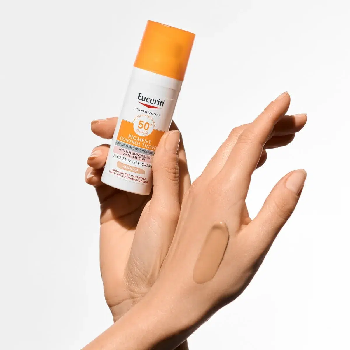 Eucerin Sun Pigment Control Gel Crème Teinté Spf50+ Soin Solaire Anti-Taches et Unifiant 50 ml – Image 3