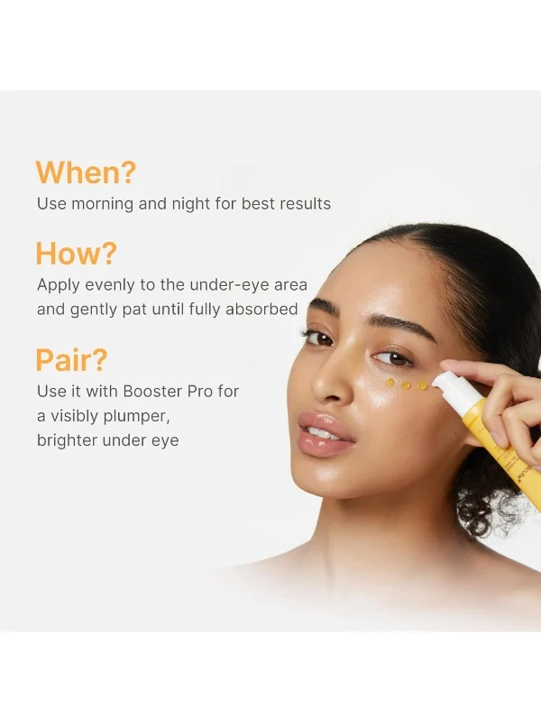 Medicube Sérum Gel Contour des Yeux à l’Acide Kojique Curcuma Éclat Anti-Poches et Hydratation 30 ml – Image 2