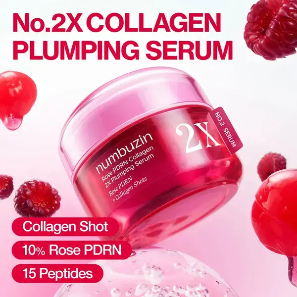 Numbuzin No.2 Sérum Collagène et PDRN de Rose pour une Peau Repulpée 30 ml – Image 2