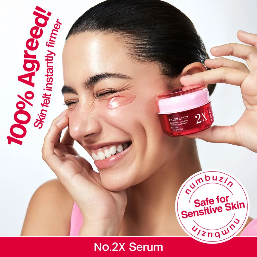 Numbuzin No.2 Sérum Collagène et PDRN de Rose pour une Peau Repulpée 30 ml – Image 4