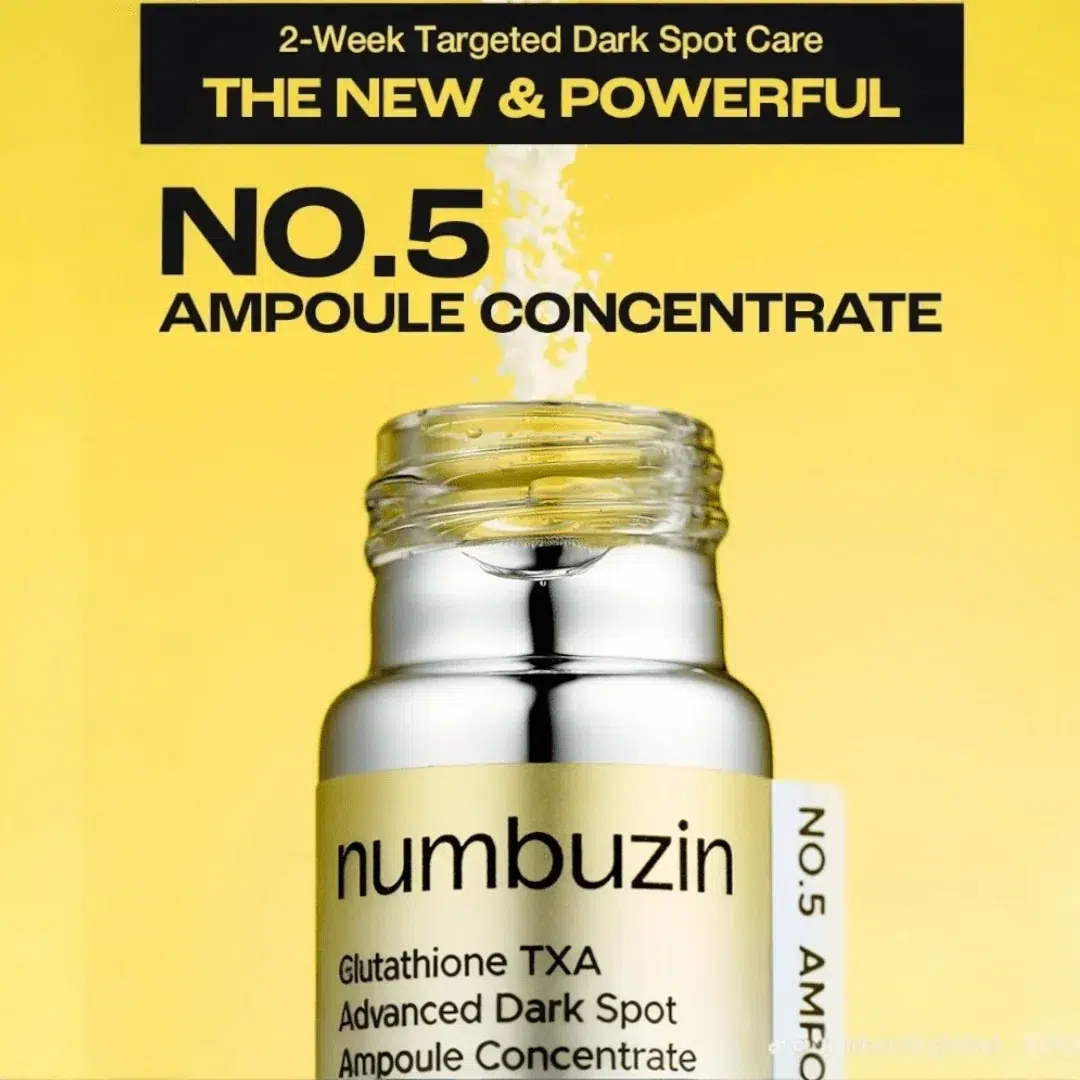 Numbuzin No.5 Ampoule Concentrée Anti Taches au Glutathion et Acide Tranexamique 10.7g – Image 3
