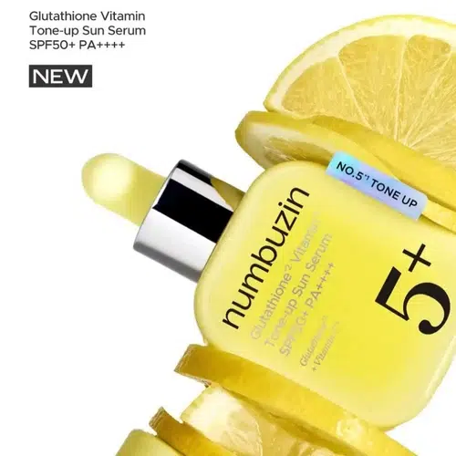 Numbuzin Sérum Solaire Éclat et Effet Bonne Mine Spf50+ Glutathion et Niacinamide 30 ml – Image 2