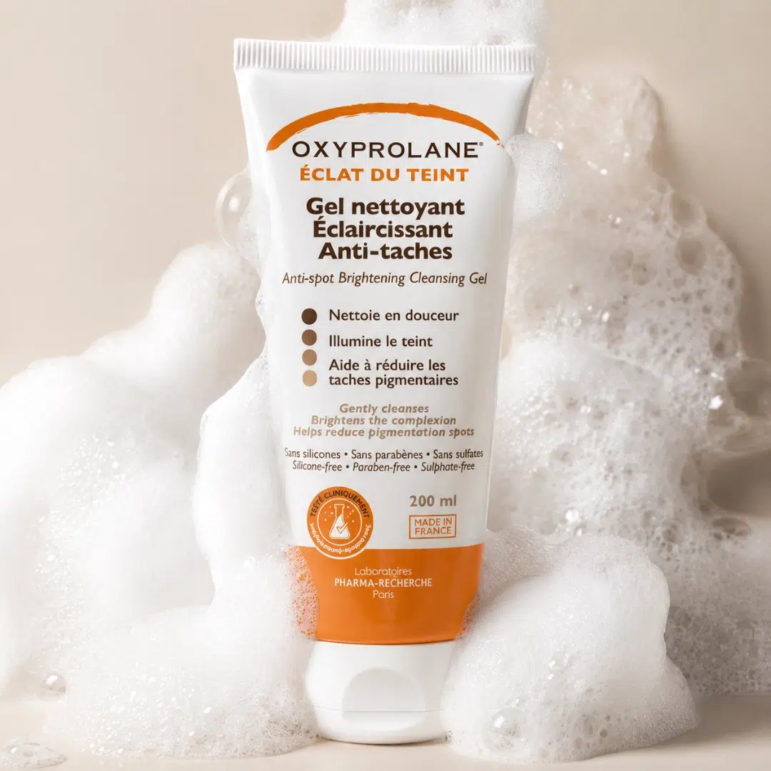 Oxyprolane Éclat du Teint Gel Nettoyant Anti Taches Éclaircissant 200 ml – Image 2