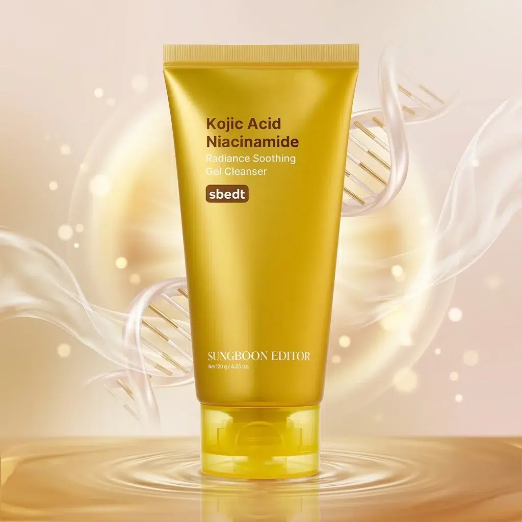 Sungboon Editor Gel Nettoyant Anti-Taches à l’Acide Kojique et Niacinamide 120 g – Image 4
